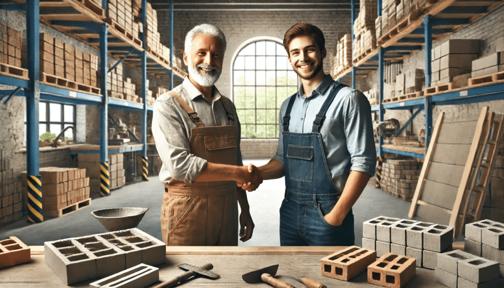 Unternehmensnachfolge im Maurer Handwerk